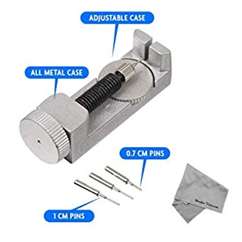 Image of DIY Crafts Pattern No # 3, Repair Tool Kit, Watch Band, Watch Band Adjustment Strap Link Pin Remover Watchmakers 3x Extra Pins Watch Band Sizing Tool Compat (Pattern No # 3, Repair Tool Kit)