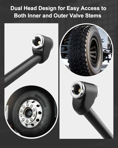 ATsafepro Dual Head Tire Gauge