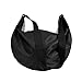 Yiju Basketball Net Carry Bag Shoulder Crossbody with Pocket Scratch Resistant Sports Training Ball Storage Bag for Soccer Outdoor, Black