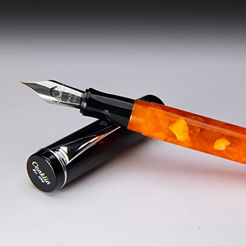 Conklin Duragraph Fountain Pen - Extra Fine Nib Fountain Pen, Orange Nights (Ck71370: Ck71377) #TOP1