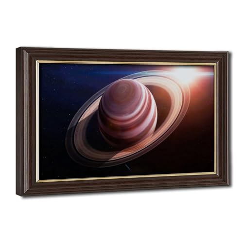 Toile Saturne espace 40x61cm pour embellir un mur de chambre