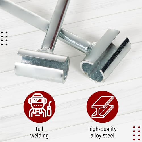 Image of Granatan Adjustable Wrench for Door Hinges, 14-19mm & 23-25mm Heads, Alloy Steel Hinge Adjustment Tool, Non-Slip Grip Residential Door Hinge Wrench