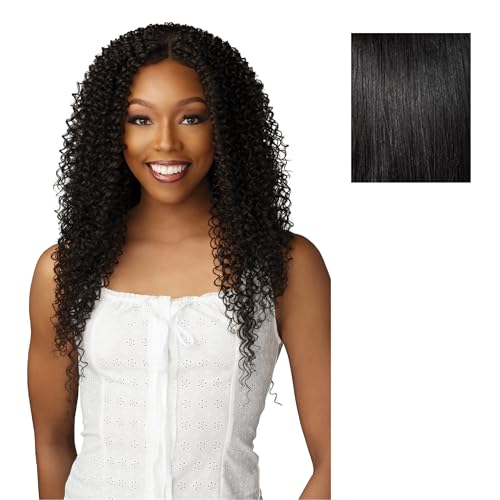 Sensationnel Dashly Lace Front Wig-Unit 54, 1 JETBLACK | Hand-Tied, Ear-To-Ear, Lace Part, Synthetic, Pre-Plucked Hairline