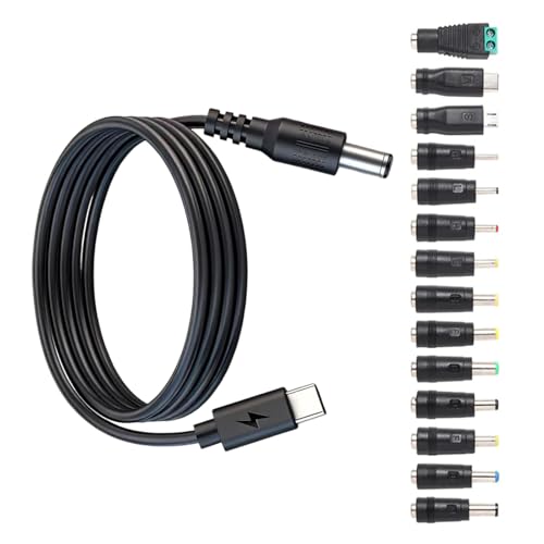 �|�[�^�u��USB�^�C�vC - DC5V 5.5mm�v���O�[�d�P�[�u���A14�̃A�_�v�^�[�t���A���s�A���O�g�p�A�ʋΗp���[�^�[�J�����p