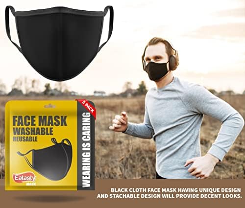 5 pks Cotton Face Mask Covering Fashion Face masks 2-Layer Unisex Reusable Fashion Washable Mask I Washable Face Mask (Pack 5) - UK Seller