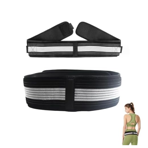Cinturón Sacroilíaco,Alivian el Dolor Ciático,Pélvico,Lumbar y de las Piernas,Posture Cinturón de Cadera Sacroilíaca para Unisex,para Hernias Discales,Embarazo,Dolor de Espalda en las Articulaciones