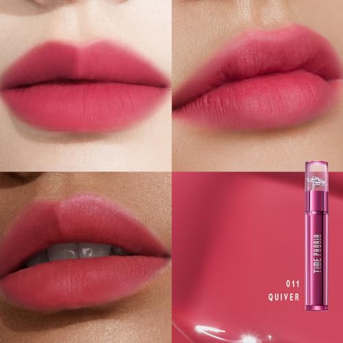 Image of Altera Blurring Tint Lip Stain 011 Quiver, Vibrant Pink Glossy to Soft Matte Finish, Blur Lip Lines, Weightless No-Sticky Airy Velvet Texture, Vibrant Hydrating Long-Lasting Lip Makeup