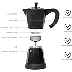 XoTiq Espresso Machine, Coffee Pot Electric Coffe Maker 6 Cup, Capsule Coffee Pod Machine, Cold Hot Brewing Single-Serve Coffee Maker, Coffee Machine Electric Moka Maker, Hotel Kitchen Coffee Machine - Image 6