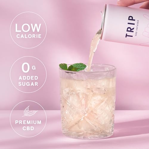 TRIP CBD Drink, Sparkling Mixed Pack Fizzy Drink, Low Calorie, Vegan (Pack of 12 x 250ml) - Image 5