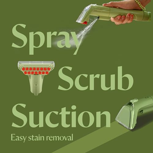 Image of BISSELL Little Green Multi-Purpose Portable Carpet and Upholstery Cleaner, Car and Auto Detailer, with Exclusive Specialty Tools, Green, 1400B