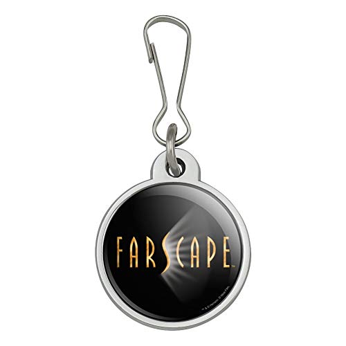 GRAPHICS & MORE Farscape TV Show Logo on Black Jacket Handbag Purse Luggage Backpack Zipper Pull Charm