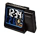 LA CROSSE TECHNOLOGY - WT551 -BLA Funkwecker, mit Projektion in Rot, farbiges LCD-Display, Schwarz 173945