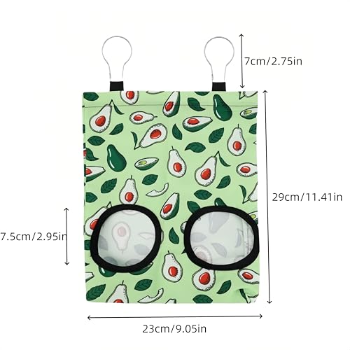 Heubeutel für Kaninchen, WizeFolk Tasche für Heufutterstation, Heu-Tasche für Meerschweinchen, Tasche, hängendes Heu, Futtertasche für Meerestier, kleines Futterhaus