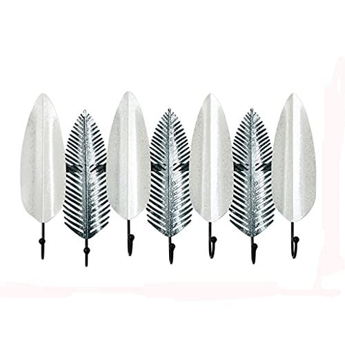 Jahh Nordic Wrought Iron Decoration Hook Wall Hanging Porch Clothes Hat Hook Door Key Hook Hanger (Size : 59X32Cm) #TOP7