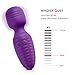 Mini Rechargeable Personal Powerful Quiet Body-Safe 28Frequency Wand Massager Magic Therapeutic Powerful, Cordless for Back, Neck, Shoulder for Women and Couple