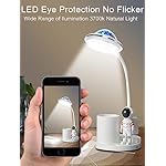 Astronaut Desk Lamp for Kids,Star Space Projector Galaxy Night Light,Eye-Care Reading Small Desk Lamps, with Pen Holder Spaceman Table Lamp, Bedroom Decor Aesthetics, Gifts for Boys and Girls - Image 4