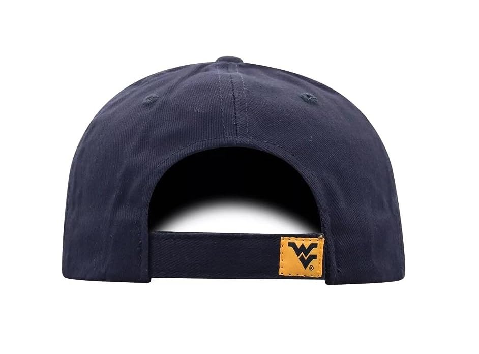 Gorra deportiva azul bordada ajustable con logo miniatura 2