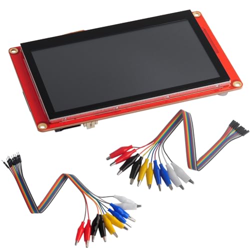 Image of Nextion Intelligent 5 inch Display NX8048P050-011C + Alligator Clip Wire