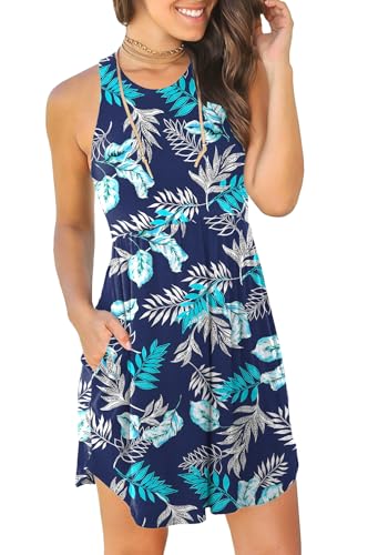 Image of HiMONE Vacation Dresses for Women 2025 Summer Dress Women's Casual Sundresses Casual Beach Petite Sun Dress XS-2XL