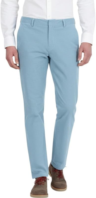 Mens Classic Fit Suit Pants Flat Front Formal Dress Pants for Business & Wedding