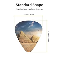 Pack de 12 médiators de guitare de l’Égypte ancienne pour guitare électrique, guitare acoustique, guitares diverses - Les Beatles, Paul McCartney, John Lennon, RIngo Starr, George Harrison Pack de 12 médiators de guitare de l'Égypte ancienne pour guitare électrique, guitare acoustique, guitares diverses – Image 3