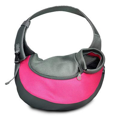 Pet Dog Sling Carrier Breathable Mesh Travel Safe Sling Bag Carrier for Dogs Cats