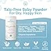 Era Organics Talc-Free Organic Baby Powder - USDA Organic Dusting Powder with Arrowroot, Calendula and Cornstarch for Newborns, Babies or Toddlers - Soothing, Fragrance Free, Made in USA (3oz/85g)