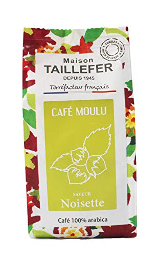 Maison Taillefer Café Saveur Noisette Moulu 125 g - Pack de 9