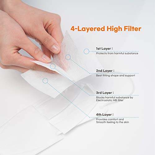 (Pack Of 10) Biostar Premium Kf94 Mask With Mb Filter, Individually Packed #TOP2