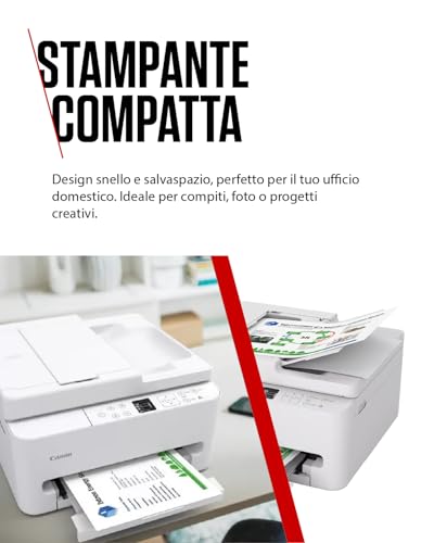 Canon PIXMA TS7550I - Stampante Multifunzione con Connettività Wi-Fi, Alimentatore Automatico da 35 fogli PIXMA Print Plan - Include Carta Fotografica A4 MP-101, 5 Fogli - Immagine 4