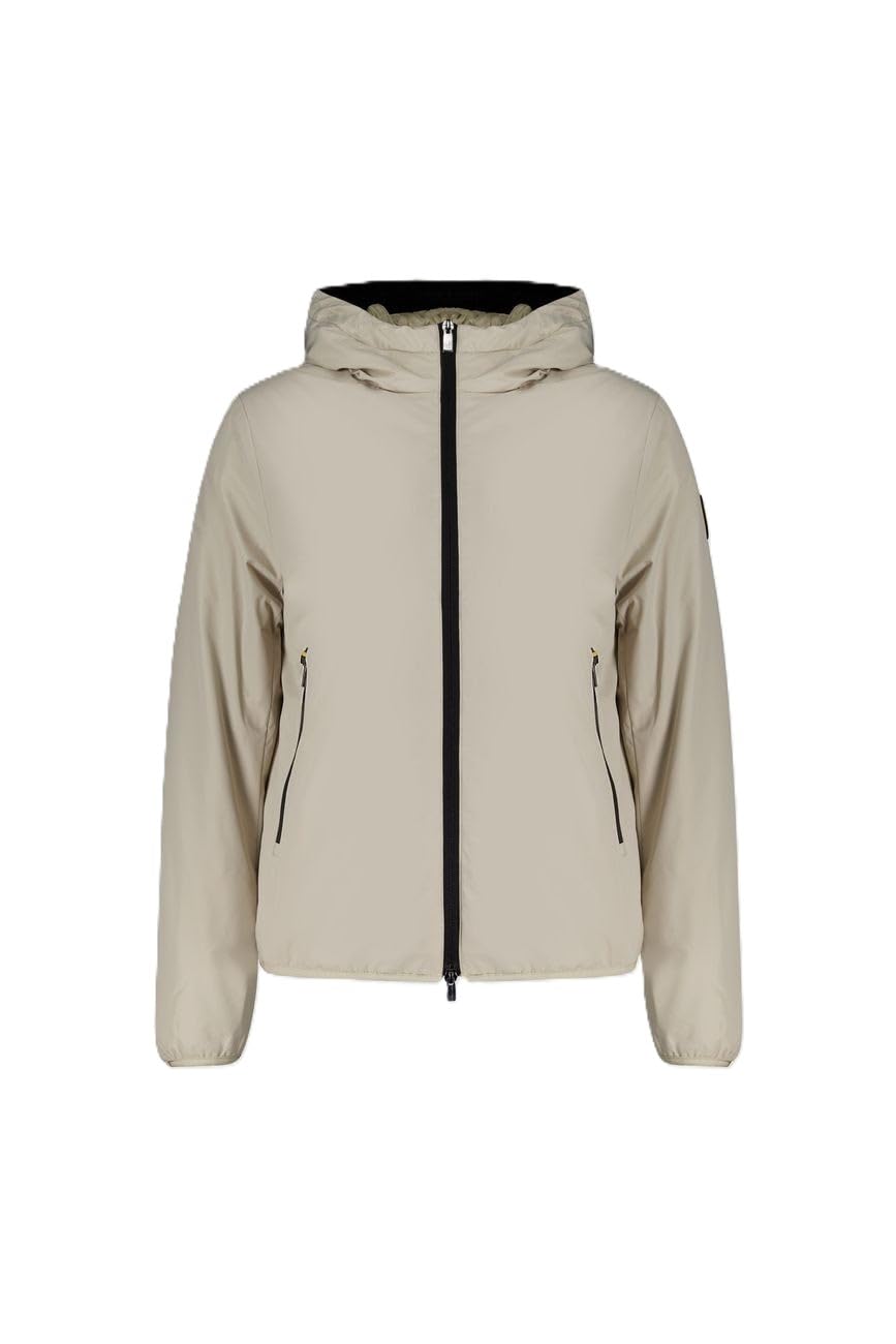 Ciesse Piumini Giacca imbottita donna beige con cappuccio mod.sofy