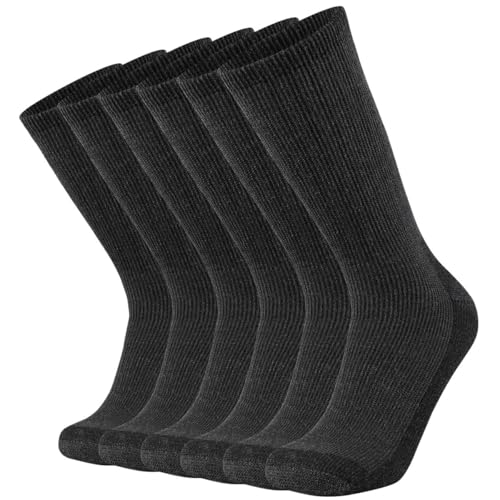 SOX TOWN Moisture Wicking Performance Work Boots Heavy Cushion Low Cut Socks Men 10 Pack(BlackBlue XL)13-15