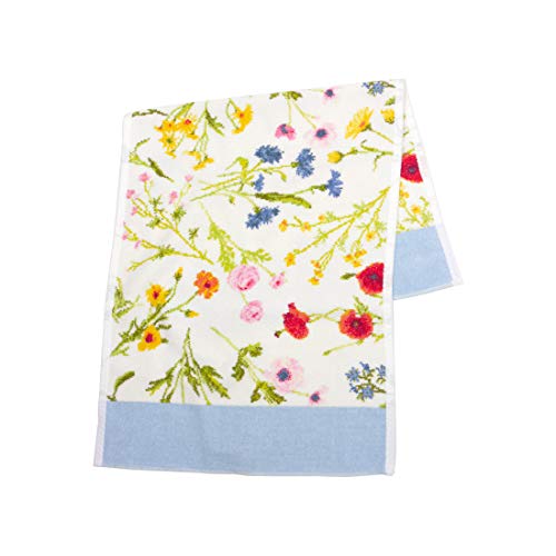 ［フェイラー］ FEILER ハンドタオル 37cm×80cm Flower Meadow ブリーズ（ライトブルー）花柄 [並行輸入品]のサムネイル