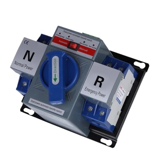 Inverseur automatique ATS 4P 63A triphasé à double alimentation AC 400V robuste