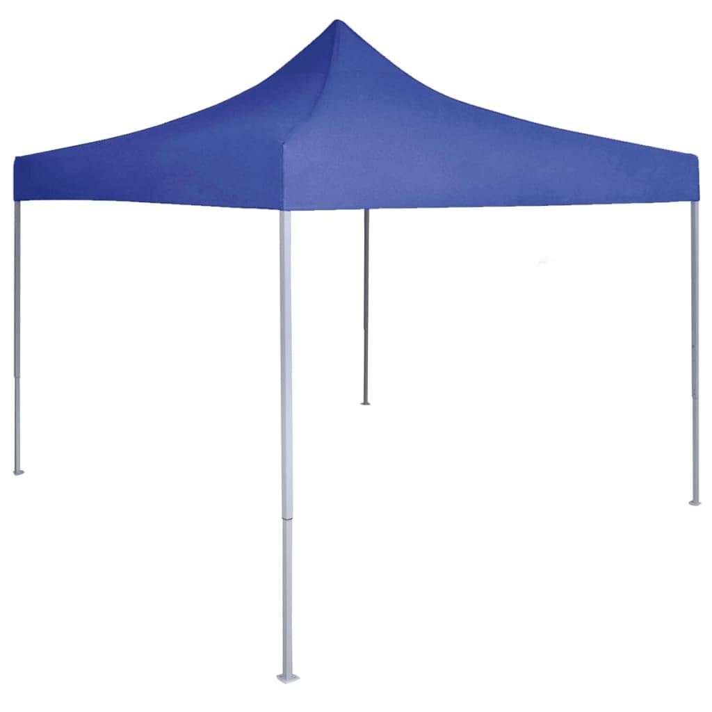 Gartenpavillon, faltbar, 2 x 2 m, Stahl, Blau