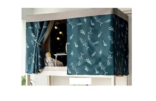 KHASCBNF Cortinas para Literas Cortina Opaca de Verano for litera, mosquitera, Tienda campaña for Dormitorio Estudiantes, Cortina Cuadrada for Cama(Color6,1.2x2.0m-1pc)