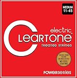 Cleartone Power Series Treated Electric Guitar Strings, Super Light 9-42 (9809)