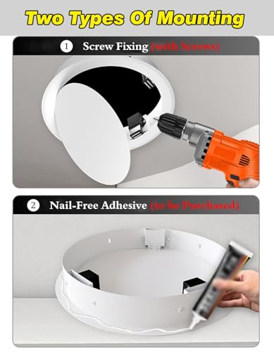 Magnetische Zugangstürverkleidung – Unterputz-Decken-Wand-Inspektionslukenabdeckung für Kabel, 45 x 45 cm, ideal für unsichtbare Verkabelungslösungen