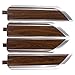 Interior Door Panel Trim Molding Kit Wood Grain Compatible with Chevrolet Chevy Silverado & GMC Sierra Crew Cab Truck Door Parts Accessories 2019 2020 2021 2022 2023 2024 Replaces 84469330