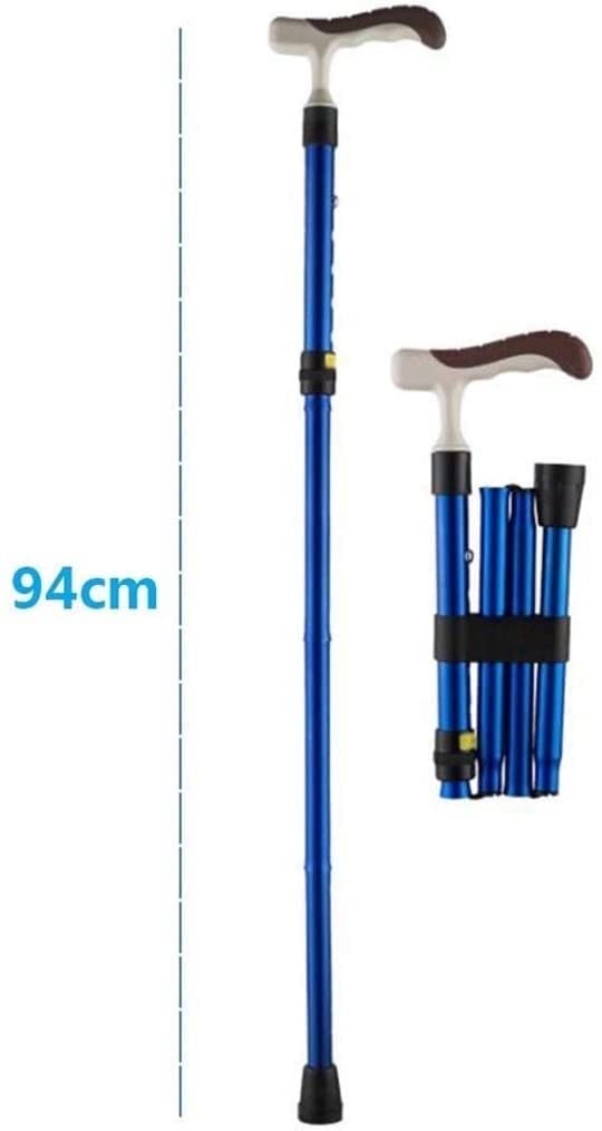 Stampelle Regolabili in Alluminio Pieghevole Pieghevole Antico Canna da Passeggio alle stampelle del Genitore Regalo del Genitore