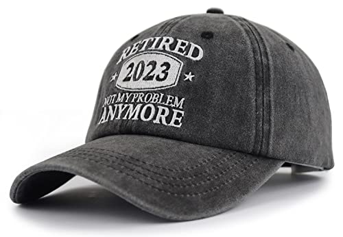 Retirement Gifts For Women Men 2023, Coworker Retired Hats, Adjustable Washed Cotton Teacher Retirement Decorations Baseball Cap, 50 60 70 80 90 Birthday Gifts For Dad, Mom, Grandma, Grandpa, Wife #TOP1