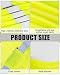JaGely 6 Pcs Safety Reflective Shirts Short Sleeve Bulk Hi Vis T-shirt High Visibility Construction Work Shirts with Pocket(X-Large,Yellow&orange)