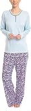 Hanes Women's Dreamscape Longsleeve Top and Pajama Bottom Butter Knit Sleep and Lounge Set
