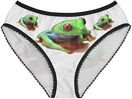 Red Eyed Tree Frog Panties, Red Eyed Tree Frog Underwear, Briefs, Cotton Briefs, Funny Underwear, Panties For Women