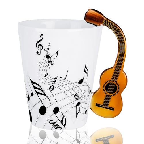 Novelty Guitar Ceramic Cup Personality...