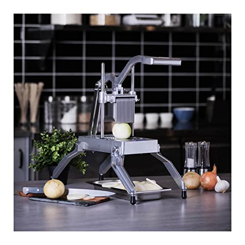 Royal Catering RCZS-1 Uiensnijder 9 en 4,5 mm Roestvrijstaal Groentesnijder Handmatig Professionele Groenteschaaf en… - Afbeelding 5