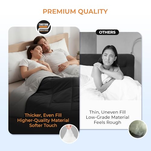 Image of CareFoam Premium AC Comforter Reversible 220 GSM Microfiber Soft| All-Season Thermal Quilt | Lightweight & Fluffy AC Blanket for Cozy Warmth | Single Bed 60 x 90 | Black & Grey