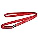NewDoar 16mm Nylon Sling Runners 23kN Rock Climbing Loop Lightweight Yoga Slinging (Red 24" 3pcs)