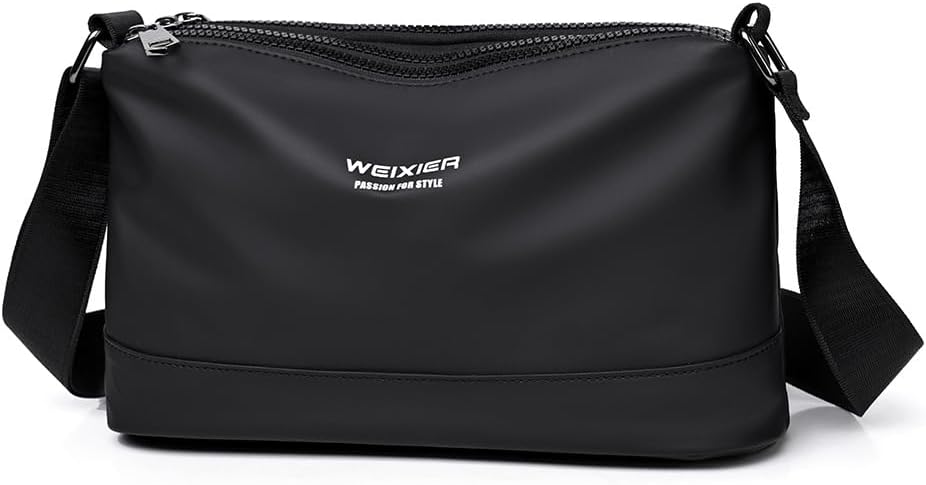 Shoulder Bags for Men - Vintage Chest Small Leather Crossbody Bags Mens Casual Sling Bag