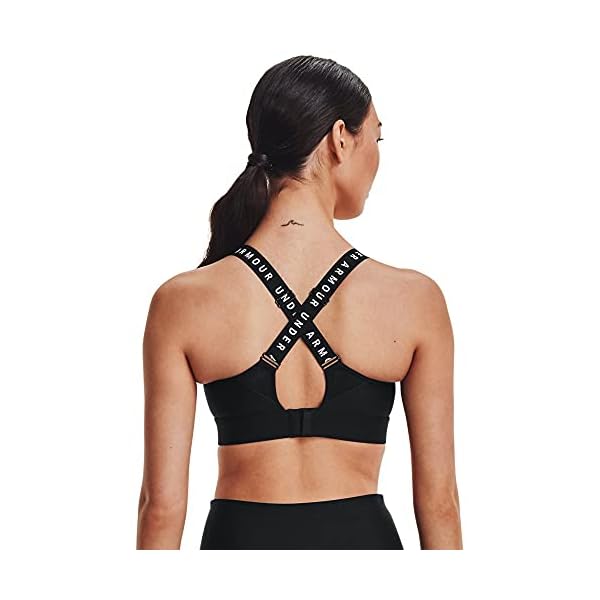 Under-Armour-Womens-UA-Infinity-High-Sports-Bra Under Armour Women's Infinity High Impact Sports Bra , Black (001)/White , Large